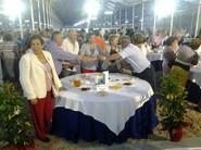 La fiesta empezó a las 21:30 horas y los invitados fueron puntuales.