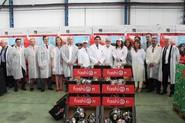 Foto de familia en las instalaciones de Grupo Agroponiente.