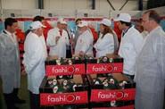 La sandía marca fashion estuvo muy presente en la visita a Agroponiente, empresa que también la comercializa.