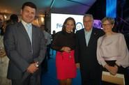 Los ex concejales ejidenses, Jorge Viseras e Ignacio Berenguel, presentes en el acto.