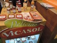 
Los productos procesados de Vicasol también se están mostrando en la feria.