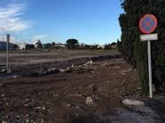 La puerta del cementerio es un punto negro cada vez que se producen lluvias torrenciales