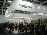 6 de febrero. Stand de Syngenta. La multinacional de semillas, fiel a su cita.
