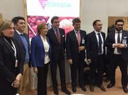 La consejera de Agricultura andaluza visitó todos los stand de la Comunidad