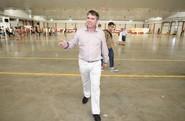 El presidente de CASI, José María Andújar, a su llegada a las instalaciones.