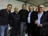 Agricultores disfrutando de la inauguración