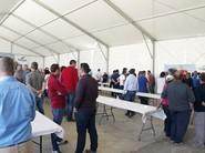 Fueron muchos los agricultores que acudieron al acto.