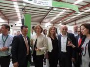 El Plantel Semilleros, uno de los espacios más concurridos de la feria y en el que, cómo no, también se paró la consejera