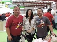 Esta familia visitó la feria para conocer todas las novedades del sector