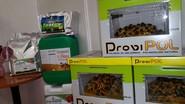 Algunos de los productos que Provi Agrícola está mostrando en la feria.