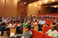 Otra imagen del público asistente a la jornada de Bayer en el Paraninfo de la Universidad de Almería.