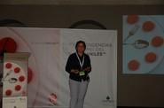 Pilar Checa, investigadora de tomate de la empresa, trazó las líneas de futuro de Caniles.