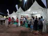 El stand de Monsanto estuvo muy animado.