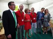 La plana mayor de la comitiva con Rijk Zwaan.