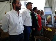 Los responsables de Fitó con la ministra.