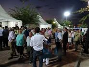 La feria congregó a mucho público.