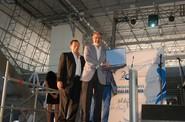 José Luis García recoge su reconocimiento.