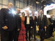 El alcalde de El Ejido y el concejal de Agricultura visitaron el stand de Caparrós Nature