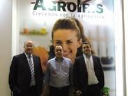 Juan Antonio Díaz Planelles, director general de Agroiris, junto a Emilio Fornieles, gerente, y Javier Díaz, director comercial de la empresa