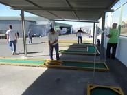 El golf también se puso en práctica en esta jornada