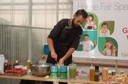 Un cocinero preparó algunas recetas a base de variedades de Enza Zaden.