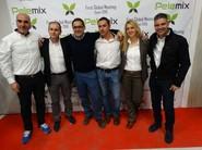 Mayol y Olivares junto sus delegados en Almería y algunos compañeros más.