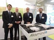 El equipo de ARaymond estuvo toda la feria recibiendo a profesionales del sector interesados por sus productos