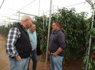 Los técnicos, Pablo y José Luis, asesoraron en todo momento a los productores.