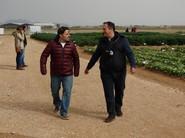 Ángel y Juan Ramón, responsables de la imagen de las jornadas