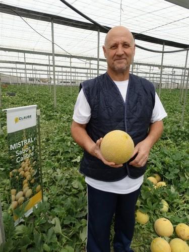 Este fue uno de los muchos agricultores que pudo comprobar el buen calibre de Mistral, uno de sus fuertes.