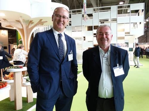 Miguel Pérez, director comercial de Coprohníjar, y Juan Segura, presidente de Coprohníjar