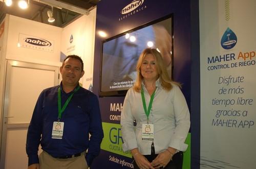 Manuel Hernández y Eva Vizcaíno, de Maher Electrónica