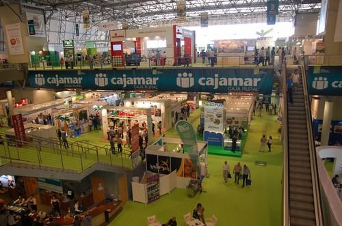Las dos plantas del Palacio de Congresos se llenó de empresas y estuvo a rebosar de gente