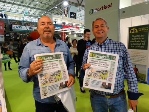 Agricultores y profesionales del sector no han dudado en visitar el propio stand de Fhalmería