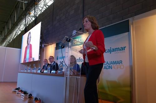 La consejera aplaudió el éxito de Infoagro Exhibition, una feria que 
