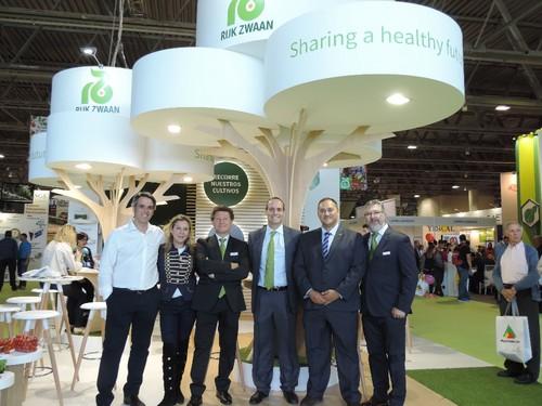 Parte del equipo de la multinacional de semillas holandesa Rijk Zwaan.