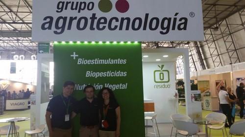 Parte del equipo de Grupo Agrotecnología desplazado a la feria.