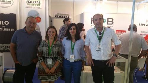 El equipo de Agrogarcía-Celloplast con Riviera Blumen.