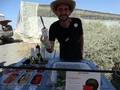 Para terminar la visita, nada mejor que un helado de sandía, pero no de cualquiera, de Casilda.