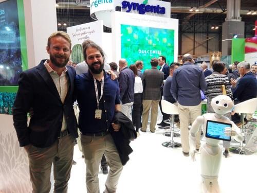 Ramón Egea, responsable de Marketing de Zeraim Ibérica, y Diego Díaz, Product Manager de Pimiento de Syngenta-Zeraim para España y Portugal.