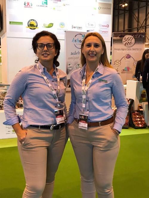 Parte del equipo de Green Has Italia desplazado a la feria.