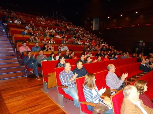 Lleno casi absoluto en el Auditorio vicario.