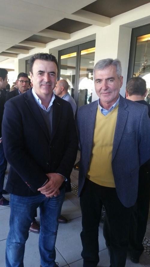 El gerente y el presidente de CASI, en el acto