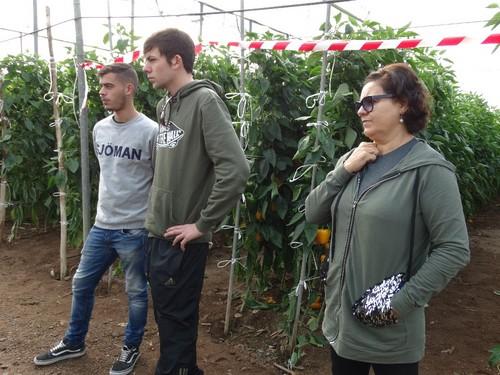 Parte de los agricultores que han acudido.