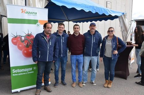 Parte del equipo técnico de Hazera.
