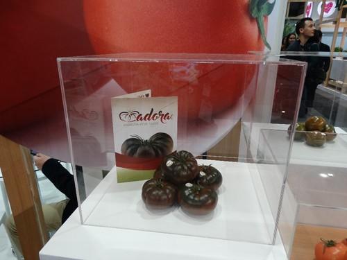 El tomate Adora de HM Clause está en todos los rincones de la feria. Están nominado a los premios a la innovación