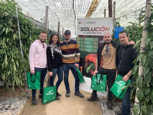 Seminis presenta en una jornada de puertas abiertas en Adra su novedad en lamuyo Barden