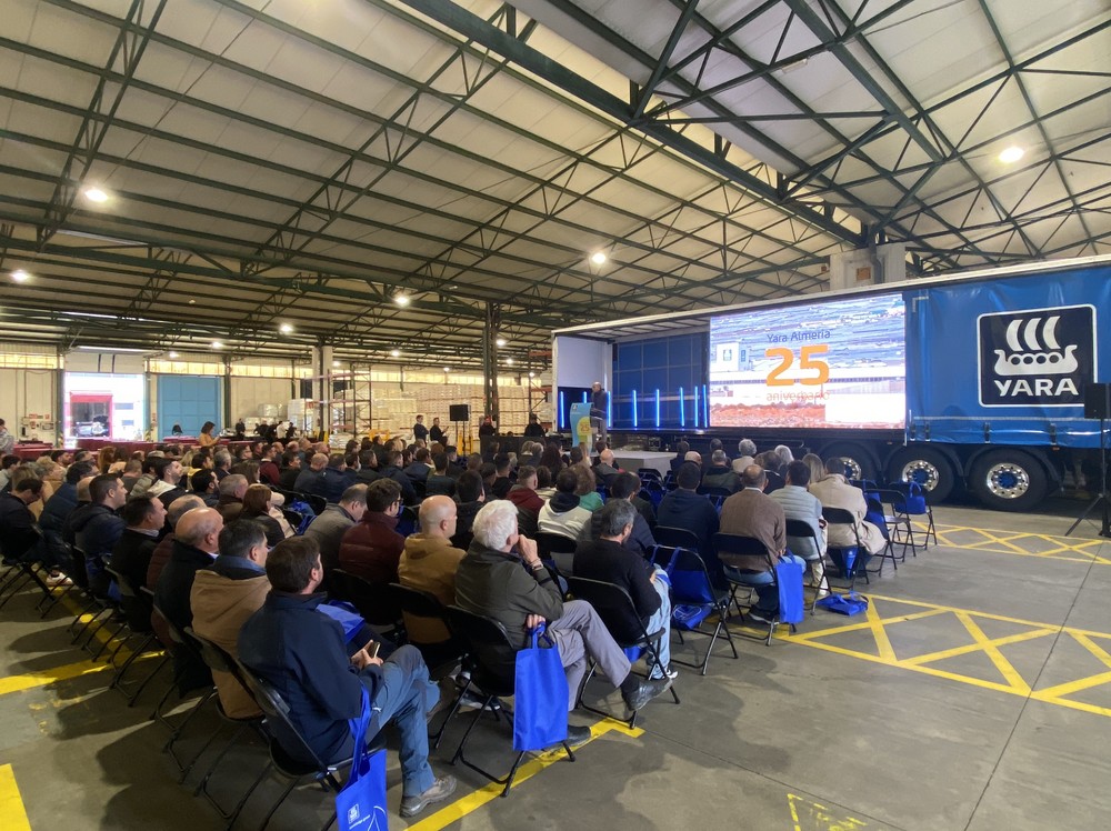 Yara celebra su 25 aniversario en Almería con unas jornadas junto a clientes y amigos