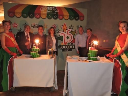 Cena y fiesta del 25 aniversario de la sandía Bouquet