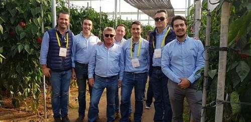 HM.CLAUSE presenta a los agricultores de Berja sus novedades del catálogo de pimiento California